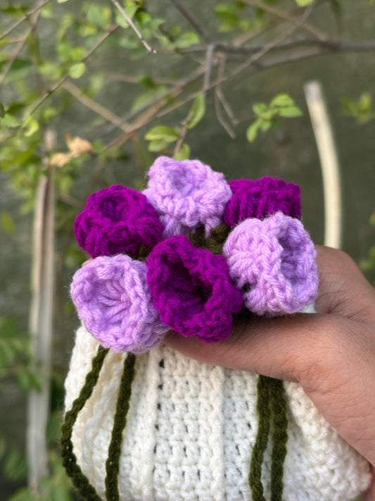 magenta - lavendar earphone cover