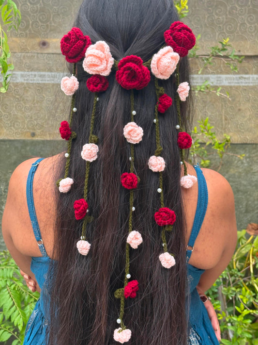 princess rose crown Red