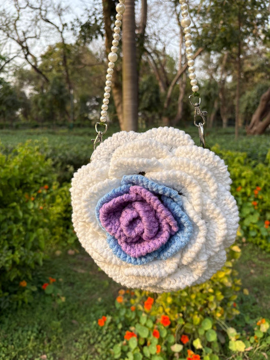 3D Rose bag lavendar