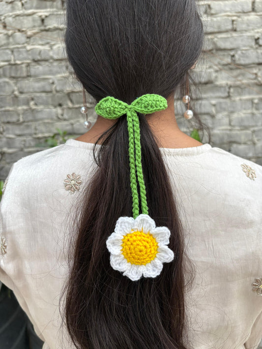 Daisy hair tie