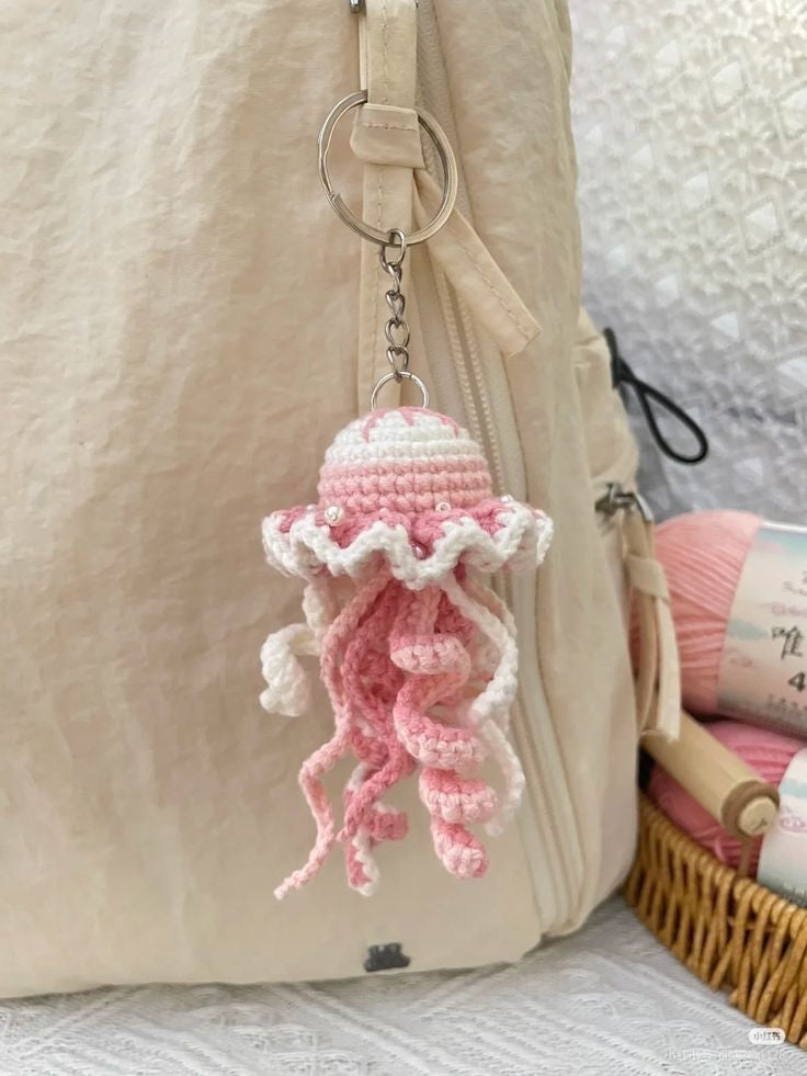 jellyfish key chain