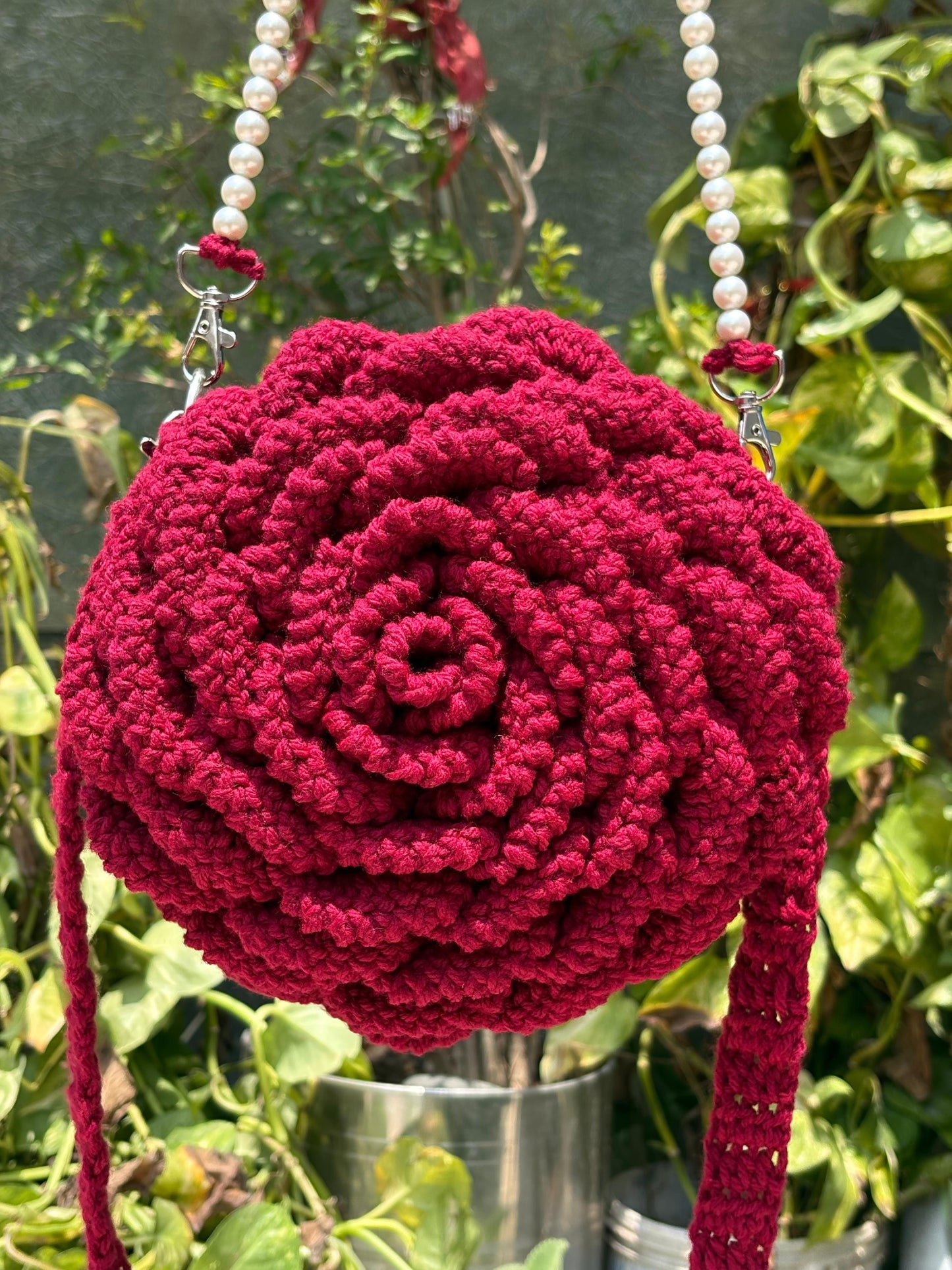 3D rose bag