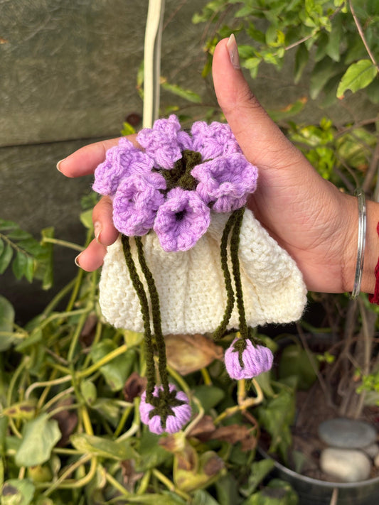 Lavendar earphone cover