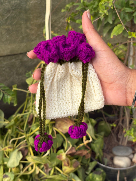 Magenta earphone cover
