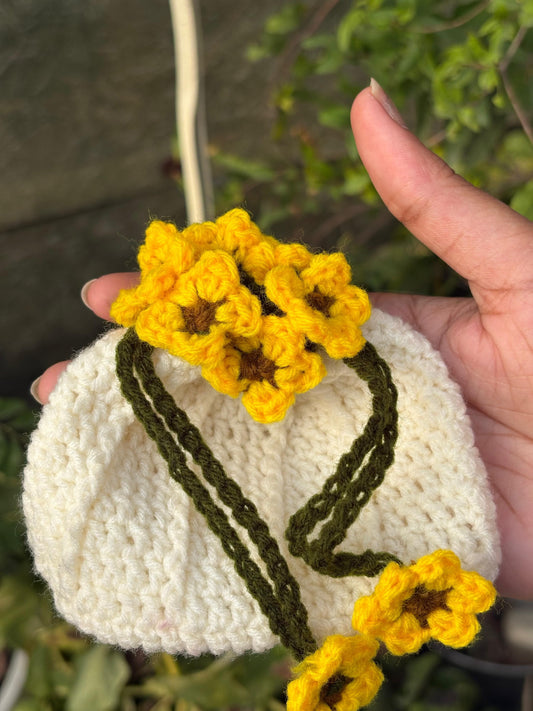 Sunflower earphone cover